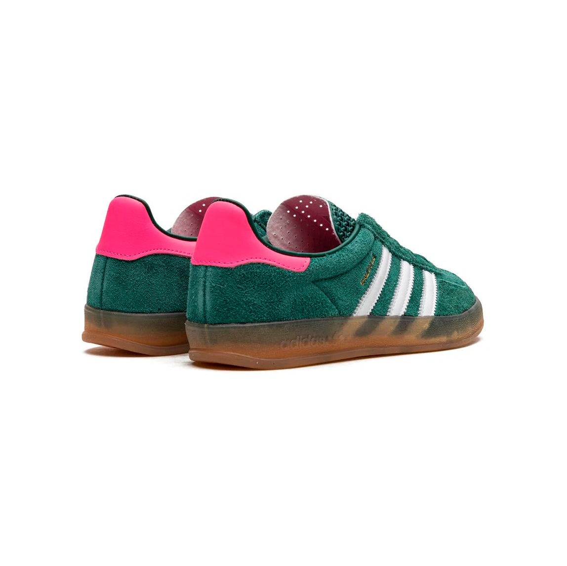 Adidas Gazelle Indoor Verde Rosa Goma Suede Clásicas