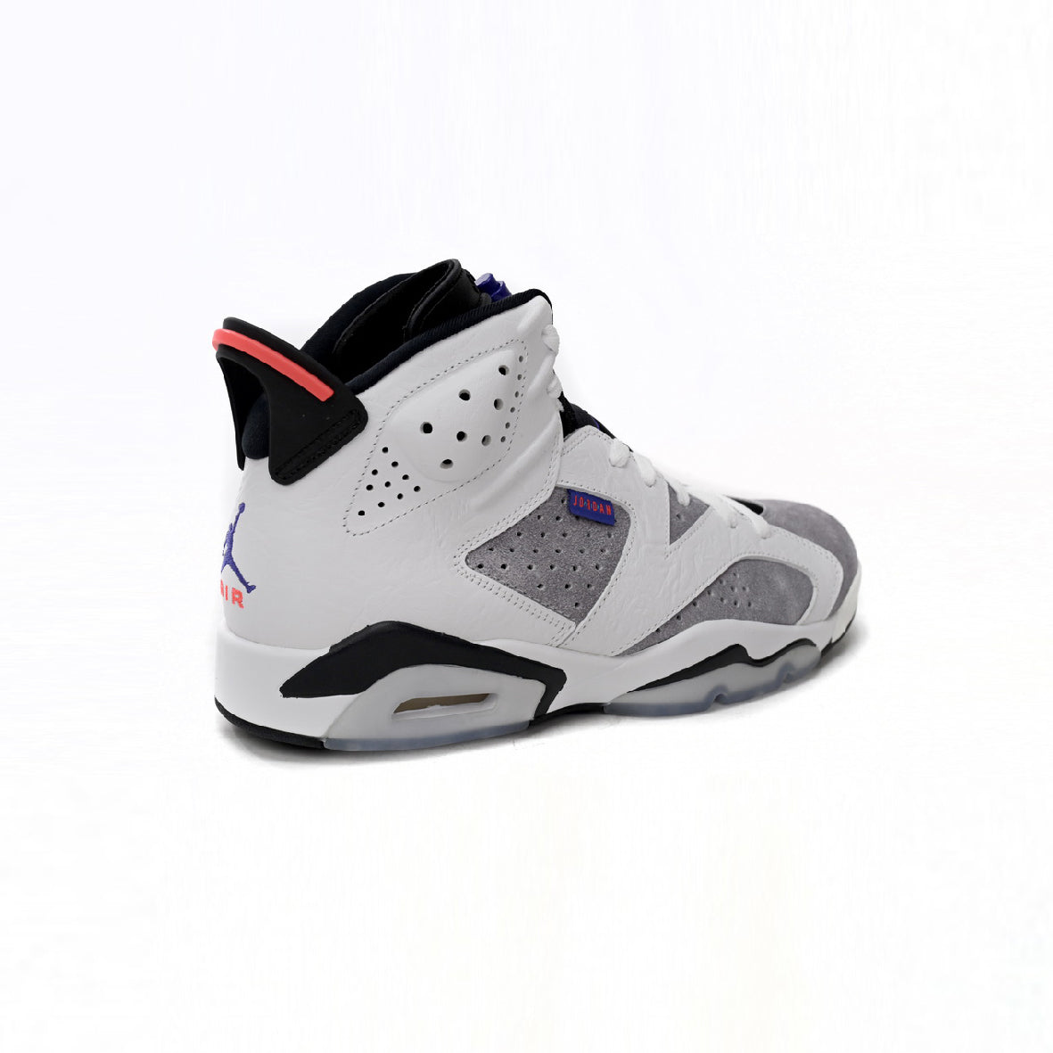 Zapatillas Nike Air Jordan 6 Retro Blancas Gris y Púrpura Hombre