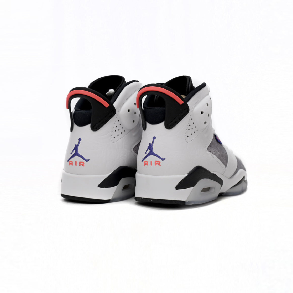 Zapatillas Nike Air Jordan 6 Retro Blancas Gris y Púrpura Hombre